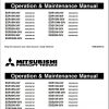 Mitsubishi Forklift EDR13N 24V ESS20N 24V Operation Maintenance Manual EN 1