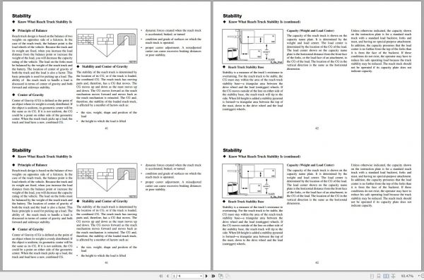 Mitsubishi Forklift EDR13N 24V ESS20N 24V Operation Maintenance Manual EN 2