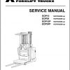 Mitsubishi Forklift EOP15 EOP15P EOP24 EOP24P Service Manual EN 1