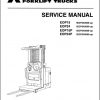 Mitsubishi Forklift EOP15 EOP24 EOP15P EOP24P Service Manual EN 1