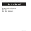Mitsubishi Forklift EOP15HN EOP15N Schematic Operation Maintenance Service Manual EN 2