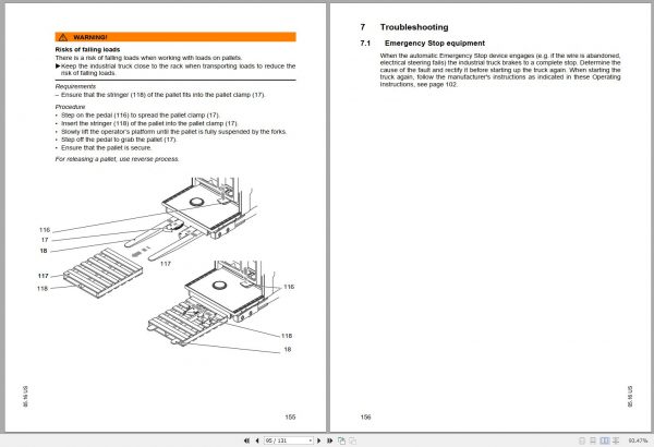 Mitsubishi Forklift EOP15N3 2016 Operation Maintenance Manual EN 2