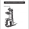 Mitsubishi Forklift ESR15N2 ESR18N2 Operation Maintenance Manual EN 1