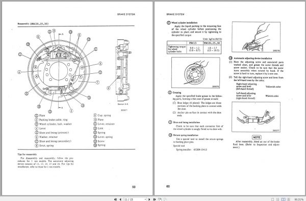 Mitsubishi Forklift FBC15 FBC20 FBC20FW FBC25 Service Manual EN 3