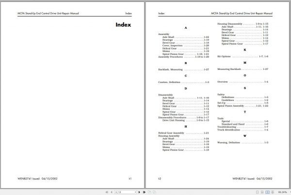 Mitsubishi Forklift FBC15KS FBC18KS FBC20KS FBC25KS Service Manual EN 1