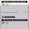 Mitsubishi Forklift FBC15NS Operation Maintenance Service Manual EN 1
