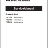 Mitsubishi Forklift FBC15NS Operation Maintenance Service Manual EN 2