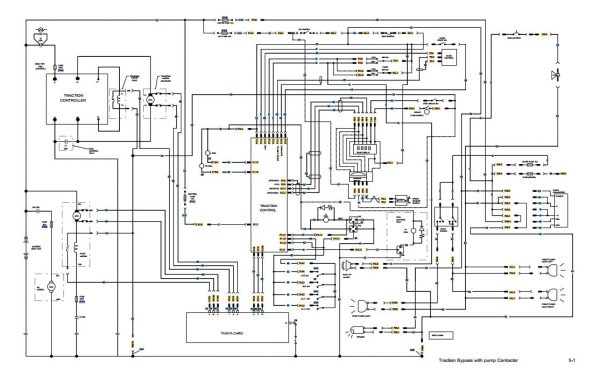 Mitsubishi Forklift FBC18K FBC25KE Schematic EN 1