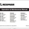 Mitsubishi Forklift FBC18LN FBC18N Schematic Operation Maintenance Service Manual EN FR 1