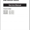 Mitsubishi Forklift FBC18NS FBC20NS Operation Maintenance Service Manual EN 2