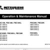 Mitsubishi Forklift FBC20K Operation Maintenance Manual EN 1