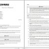 Mitsubishi Forklift FBC22N2 FBC30N2 Schematic Operation Maintenance Service Manual EN 2