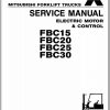 Mitsubishi Forklift FBC25 FBC30 Service Manual EN 1
