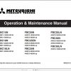 Mitsubishi Forklift FBC25EN Schematic Operation Maintenance Service Manual EN FR 1