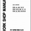 Mitsubishi Forklift FBRB18 Workshop Manual EN 1