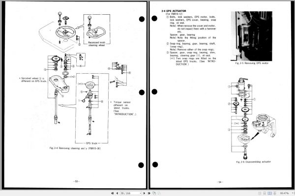 Mitsubishi Forklift FBRB18 Workshop Manual EN 2