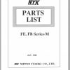 Mitsubishi Forklift FBT10P Spare Parts Catalog EN 1