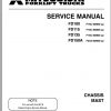 Mitsubishi Forklift FD100 Schematic Operation Maintenance Service Manual EN 2