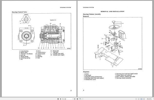 Mitsubishi Forklift FD100 Schematic Operation Maintenance Service Manual EN 3