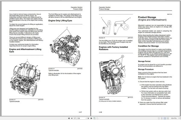 Mitsubishi Forklift FD100N2 FD120N2 FD135N2 FD160AN2 Schematic Operation Maintenance Service Manual PDF EN 3