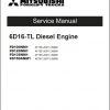 Mitsubishi Forklift FD100NM1 FD120NM1 FD135NM1 Schematic Operation Maintenance Service Manual EN 2
