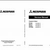 Mitsubishi Forklift FD115 FD135 Schematic Operation Maintenance Service Manual EN 2