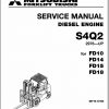 Mitsubishi Forklift FD15 Service Manual EN 1