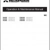 Mitsubishi Forklift FD20HS FD25HS FD30HS Schematic Operation Maintenance Service Manual EN 1