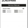 Mitsubishi Forklift FD20HS FD25HS FD30HS Schematic Operation Maintenance Service Manual EN 2