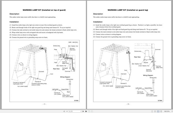 Mitsubishi Forklift FD20K Service Manual EN 3
