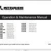 Mitsubishi Forklift FD20N FD25N Schematic Operation Maintenance Service Manual EN ES 1