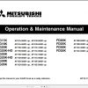 Mitsubishi Forklift FD25K FD30K FD35K Operation Maintenance Service Manual EN 2