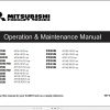 Mitsubishi Forklift FD28N Operation Maintenance Service Manual EN ES 1