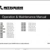 Mitsubishi Forklift FD33N FD35N Operation Maintenance Service Manual EN ES 1