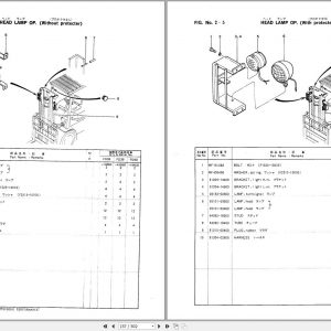 Mitsubishi Forklift FD35 FD38 FD40 Spare Parts Catalog EN 2