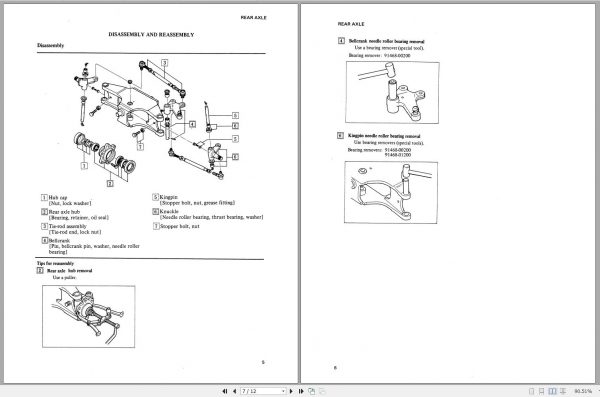 Mitsubishi Forklift FD35A Operation Maintenance Service Manual EN 3