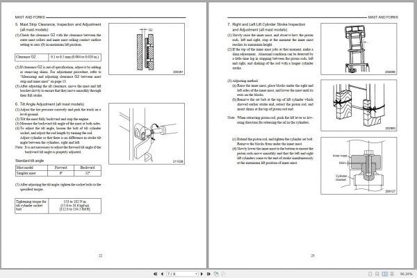Mitsubishi Forklift FD35ANT Schematic Service Manual EN 3