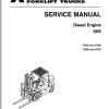 Mitsubishi Forklift FD40K FD45K Schematic Service Manual EN 1