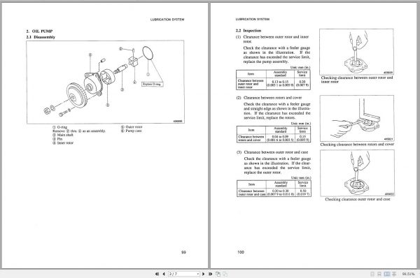 Mitsubishi Forklift FD40K FD45K Schematic Service Manual EN 2