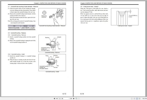Mitsubishi Forklift FD40NM1 FD45NM1 FD50NM1 FD55NM1 Schematic Operation Maintenance Service Manual PDF EN 3