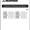 Mitsubishi Forklift FD50CN Operation Maintenance Service Manual EN 1