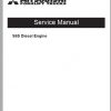 Mitsubishi Forklift FD50CN Operation Maintenance Service Manual EN 2