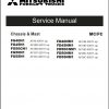 Mitsubishi Forklift FD50CNM1 Schematic Operation Maintenance Service Manual EN 2
