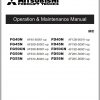 Mitsubishi Forklift FD55N Schematic Operation Maintenance Service Manual EN 1