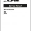 Mitsubishi Forklift FD70 Schematic Service Manual EN 2