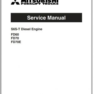Mitsubishi Forklift FD70 Schematic Service Manual EN 2