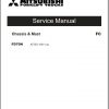 Mitsubishi Forklift FD70N Schematic Operation Maintenance Service Manual EN 2