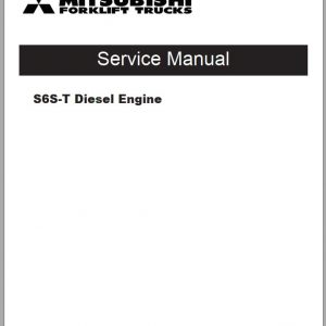 Mitsubishi Forklift FD70NM Operation Maintenance Service Manual EN ES 2