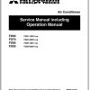 Mitsubishi Forklift FD80 Schematic Operation Maintenance Service Manual EN 1