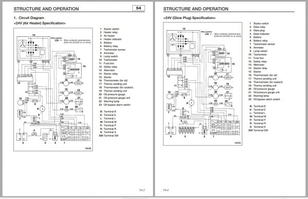 Mitsubishi Forklift FD90 Schematic Operation Maintenance Service Manual EN 3